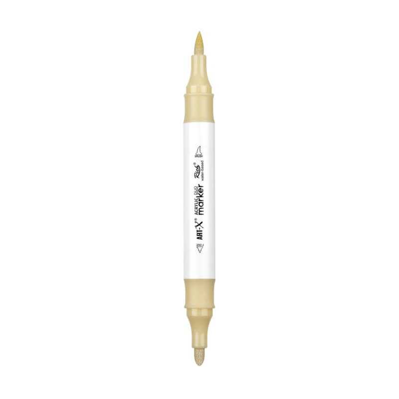 Rich Art-X Acrylic Duo Marker Çift Uçlu Su Bazlı Boyama Kalemi No:211 Keten