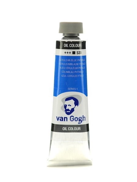 Talens Van Gogh Yağlı Boya 40 ml Seri 1 (535 Cerulean Blue Phthalo)