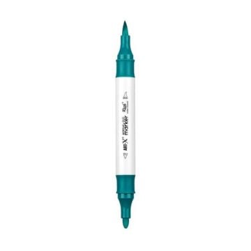 Rich Art-X Acrylic Duo Marker Çift Uçlu Su Bazlı Boyama Kalemi No:35 Turkuaz Yeşil