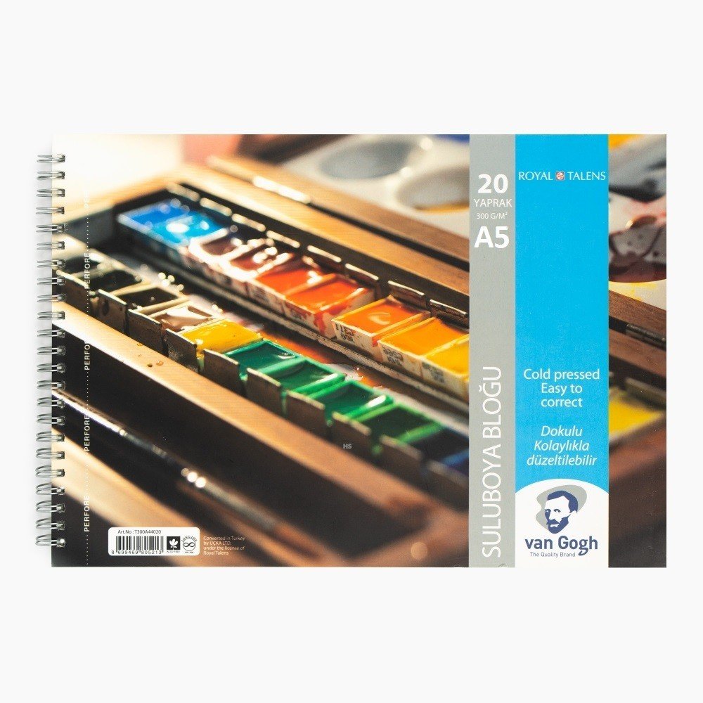 VAN GOGH SULUBOYA BLOĞU SPİRALLİ A5 300 GR 20 YAPRAK