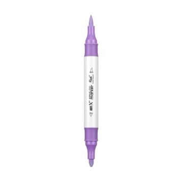 Rich Art-X Acrylic Duo Marker Çift Uçlu Su Bazlı Boyama Kalemi No:158 Leylak