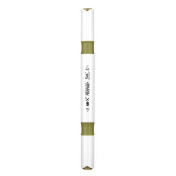Rich Art-X Acrylic Duo Marker Çift Uçlu Su Bazlı Boyama Kalemi No:202 Haki