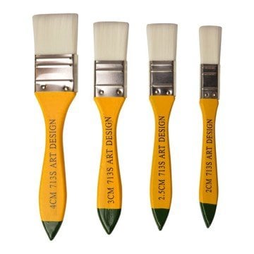 Art Design Sentetik İpek Zemin Fırçası Seri 713S No 3