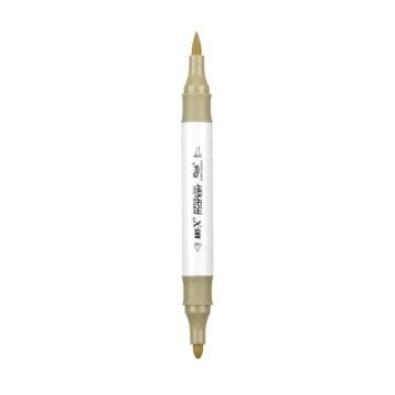 Rich Art-X Acrylic Duo Marker Çift Uçlu Su Bazlı Boyama Kalemi No:203 Taş Rengi