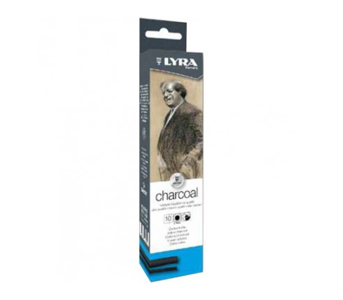 Lyra Charcoal Doğal Kömür Karışık 2-10mm x 13cm 10'lu Kutu
