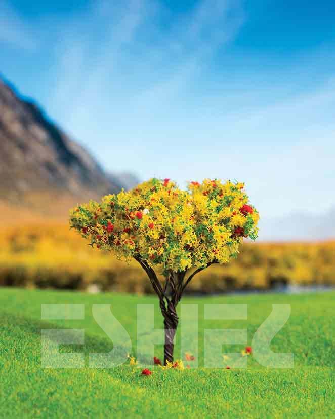 Eshel Maket Sonbahar Ağacı 3'lü Set 4 cm