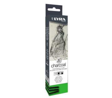 Lyra Charcoal Doğal Kömür Thin 3-4mm x 13cm 15'li Kutu
