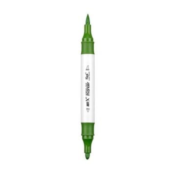 Rich Art-X Acrylic Duo Marker Çift Uçlu Su Bazlı Boyama Kalemi No:154 Yaprak Yeşili