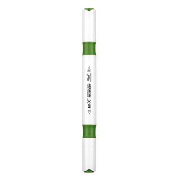 Rich Art-X Acrylic Duo Marker Çift Uçlu Su Bazlı Boyama Kalemi No:154 Yaprak Yeşili