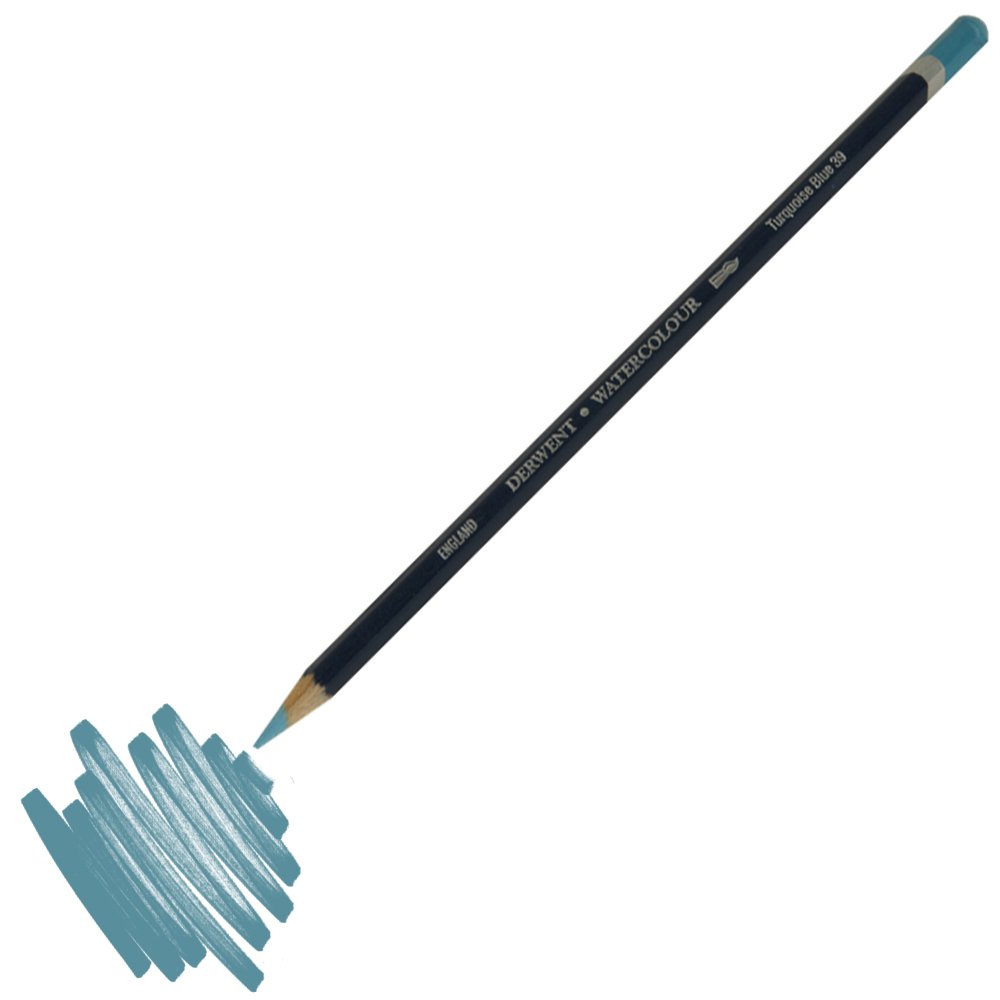 Derwent Watercolour Suluboya Kalemi 39 Turquoise Blue