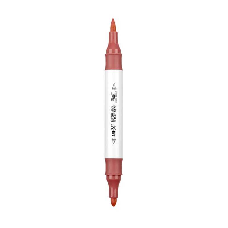 Rich Art-X Acrylic Duo Marker Çift Uçlu Su Bazlı Boyama Kalemi No:57 Erguvan