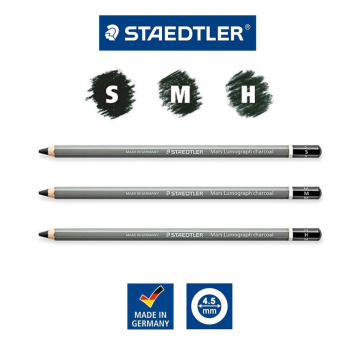 Staedtler Mars Lumograph Dereceli Kömür Kalem Seti 4lü