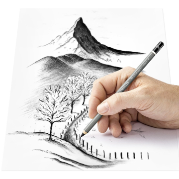 Staedtler Mars Lumograph Dereceli Kömür Kalem Seti 4lü