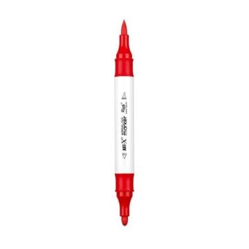 Rich Art-X Acrylic Duo Marker Çift Uçlu Su Bazlı Boyama Kalemi No:36 Kırmızı