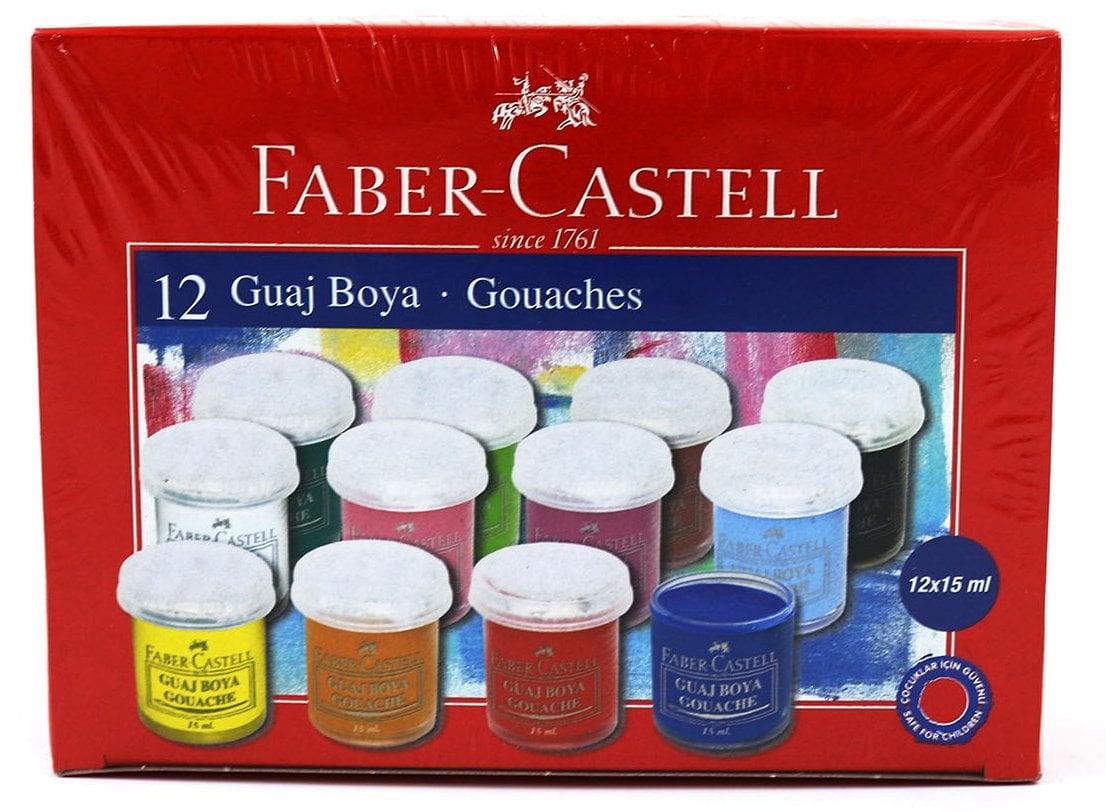 Faber Castell Guaj Boya 12 Renk
