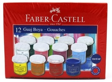 Faber Castell Guaj Boya 12 Renk