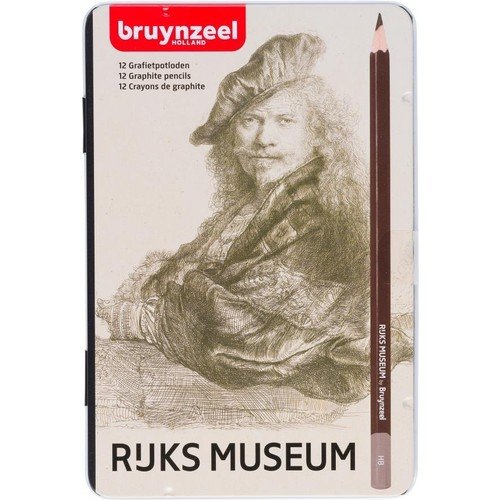 Bruynzeel Ruks Museum Karakalem Seti 12'li