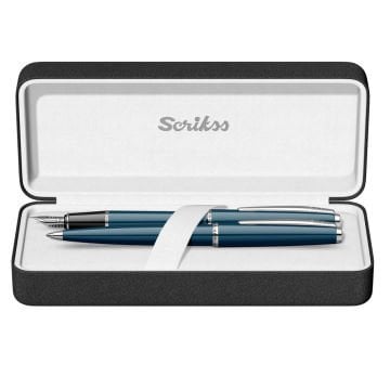 Scrikss 33 Lacivert Dolmakalem + Tükenmez Takım Lüks Kutuda