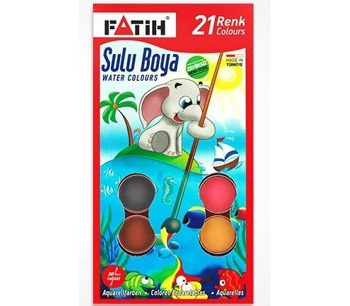 Fatih Sulu Boya Büyük 33mm 21 Renk