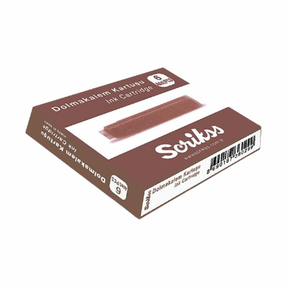 Scrikss Kahve Dolma Kalem Kartuşu 6lı