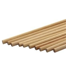 Ahşap Yuvarlak Çıta 8mm*25cm 5'li Paket