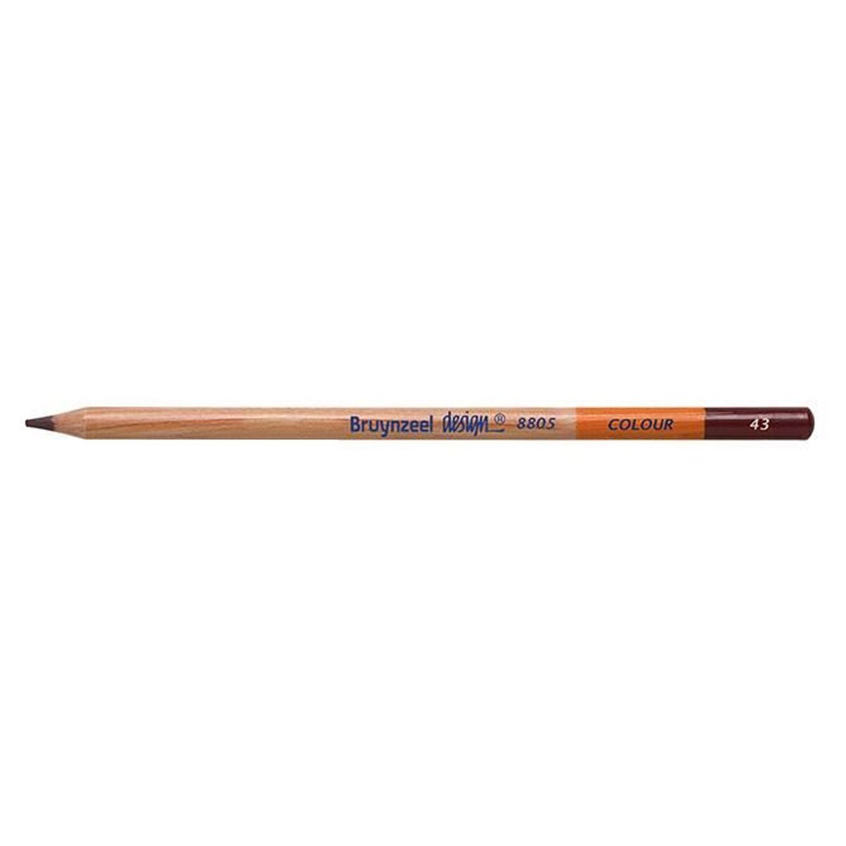 Bruynzeel Design Colour Kuru Boya Kalemi 43-Dark Brown