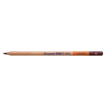 Bruynzeel Design Colour Kuru Boya Kalemi 43-Dark Brown