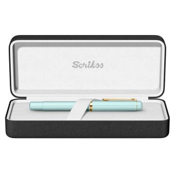 Scrikss 419 Dolma Kalem Mint Yeşili Lüks Kutuda
