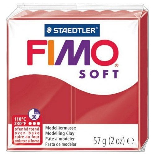 Staedtler Fimo Soft Polimer Kil 57 Gr. 2 Christmas Red