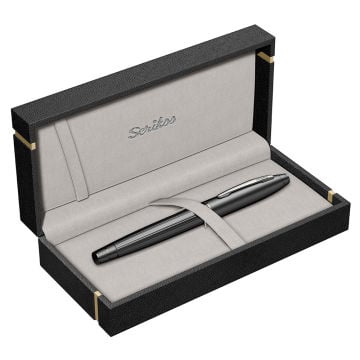 Scrikss Noble 350 Dolma Kalem M Uç Mat Siyah