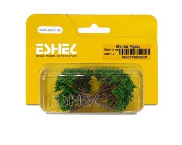 Eshel Maket Mantar Ağacı 2'li Set 6 cm