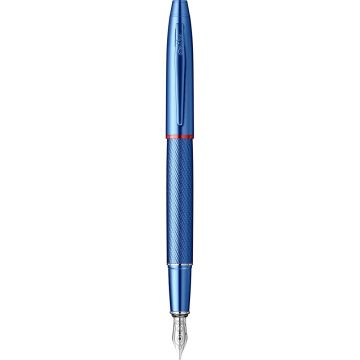 Scrikss Özel 35 Dolmakalem Metalik Mavi M Uç