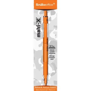 Scrikss Matri X Mekanik Kurşun Kalem 0.7mm Turuncu