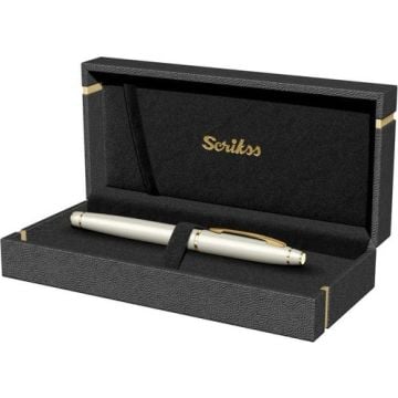 Scrikss Özel 35 Dolmakalem Beyaz Altın M Uç