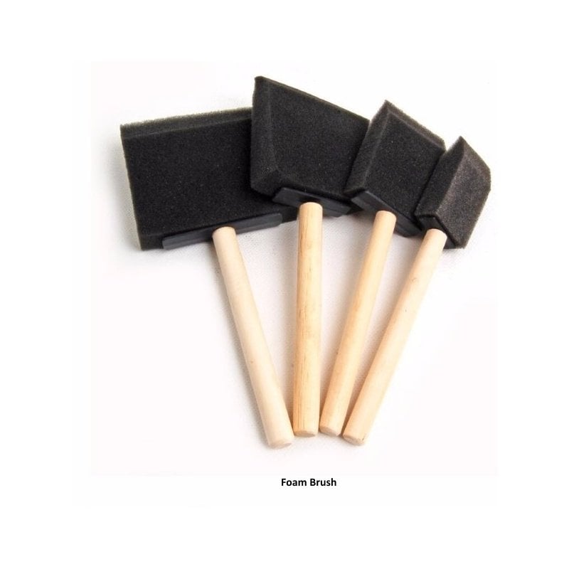 Südor FOAM BRUSH - ÇATLATMA SÜNGER FIRÇA SETİ 3'LÜ