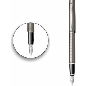 Scrikss 38 Dolmakalem Karbon Gri M Uç Lüks Kutuda