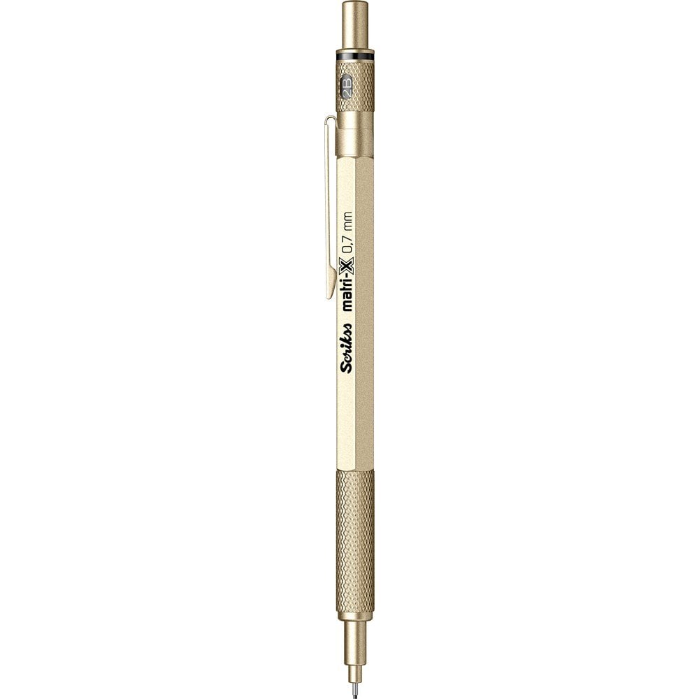 Scrikss Matri X Mekanik Kurşun Kalem 0.7mm Metalik Altın