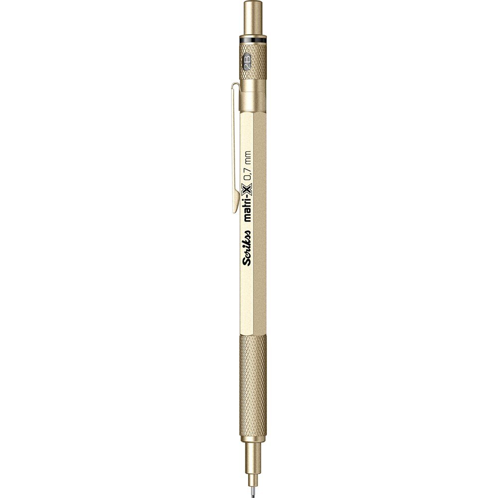 Scrikss Matri X Mekanik Kurşun Kalem 0.7mm Metalik Altın