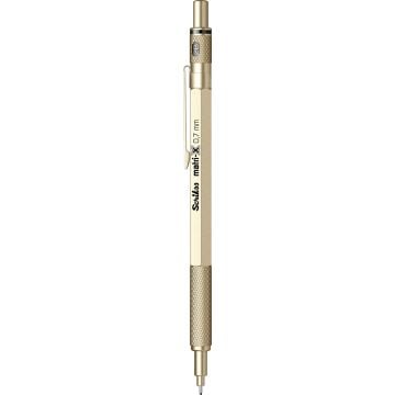 Scrikss Matri X Mekanik Kurşun Kalem 0.7mm Metalik Altın
