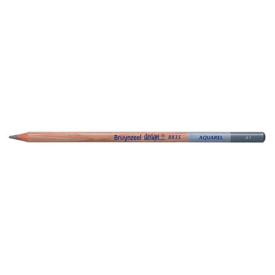 Bruynzeel Design Aquarell Sulu Boya Kalemi 81-Mid Brown Grey