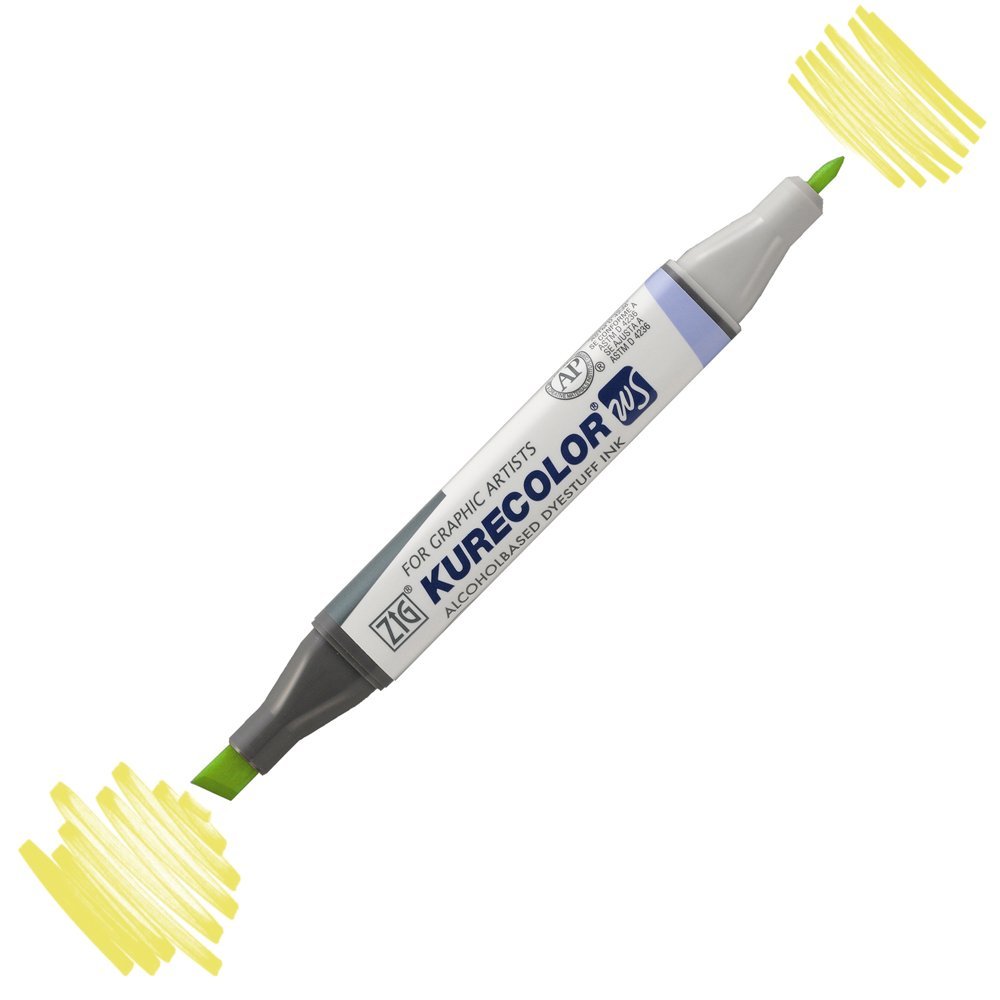 Zig Kurecolor Kc3000 Twin S Marker Kalem 120 Barium Yellow