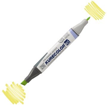 Zig Kurecolor Kc3000 Twin S Marker Kalem 120 Barium Yellow
