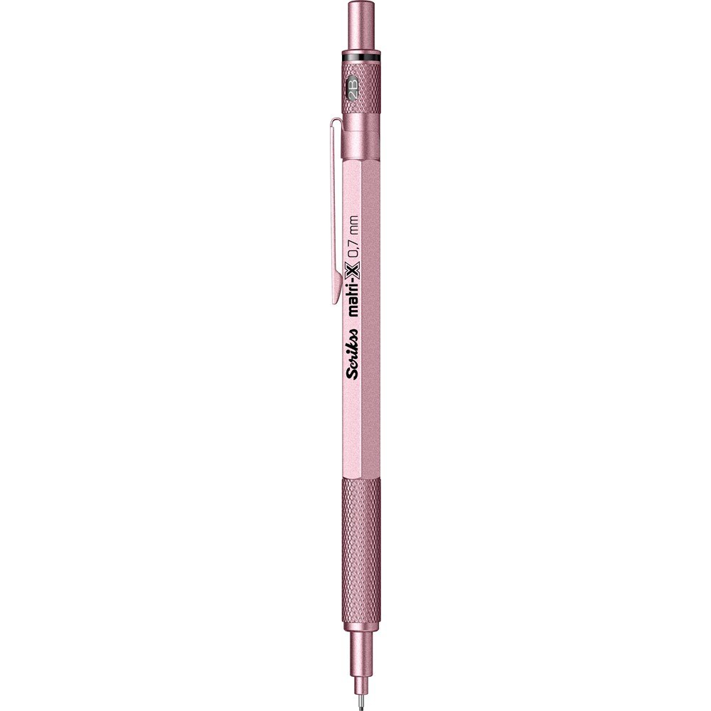 Scrikss Matri X Mekanik Kurşun Kalem 0.7mm Metalik Açık Pembe