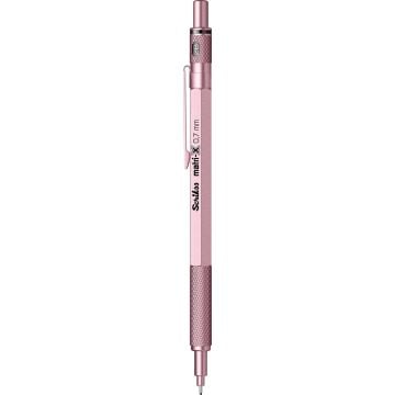 Scrikss Matri X Mekanik Kurşun Kalem 0.7mm Metalik Açık Pembe