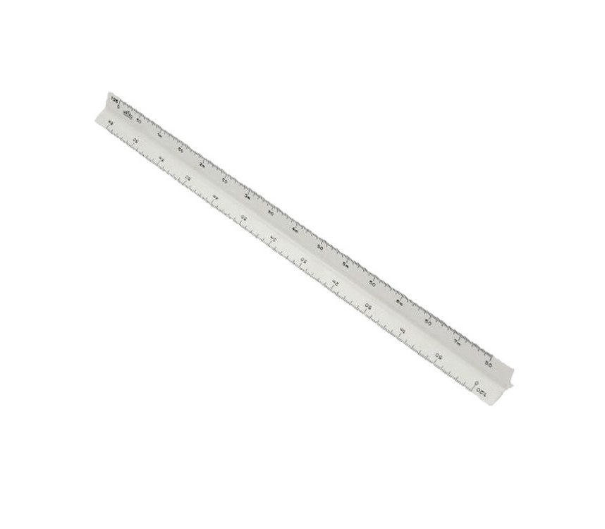 Hatas Mikyas Cetveli 6 Ölçekli 30 cm