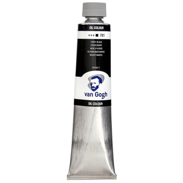 Talens Van Gogh Yağlı Boya 200ml 701 - Ivory Black