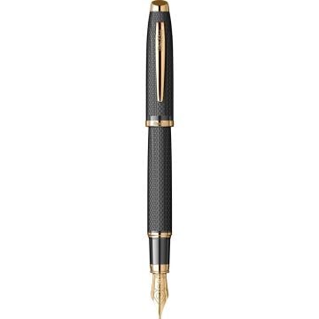 Scrikss Özel 390 Dolmakalem Mat Siyah Altın M Uç