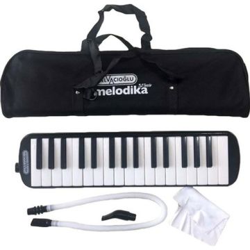 Helvacıoğlu Melodika 32 Tuşlu Bez Çanta Siyah