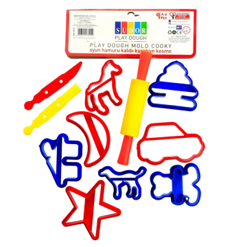 Südor Oyun Hamur Kalıbı Büyük Merdane + 9 Şekil