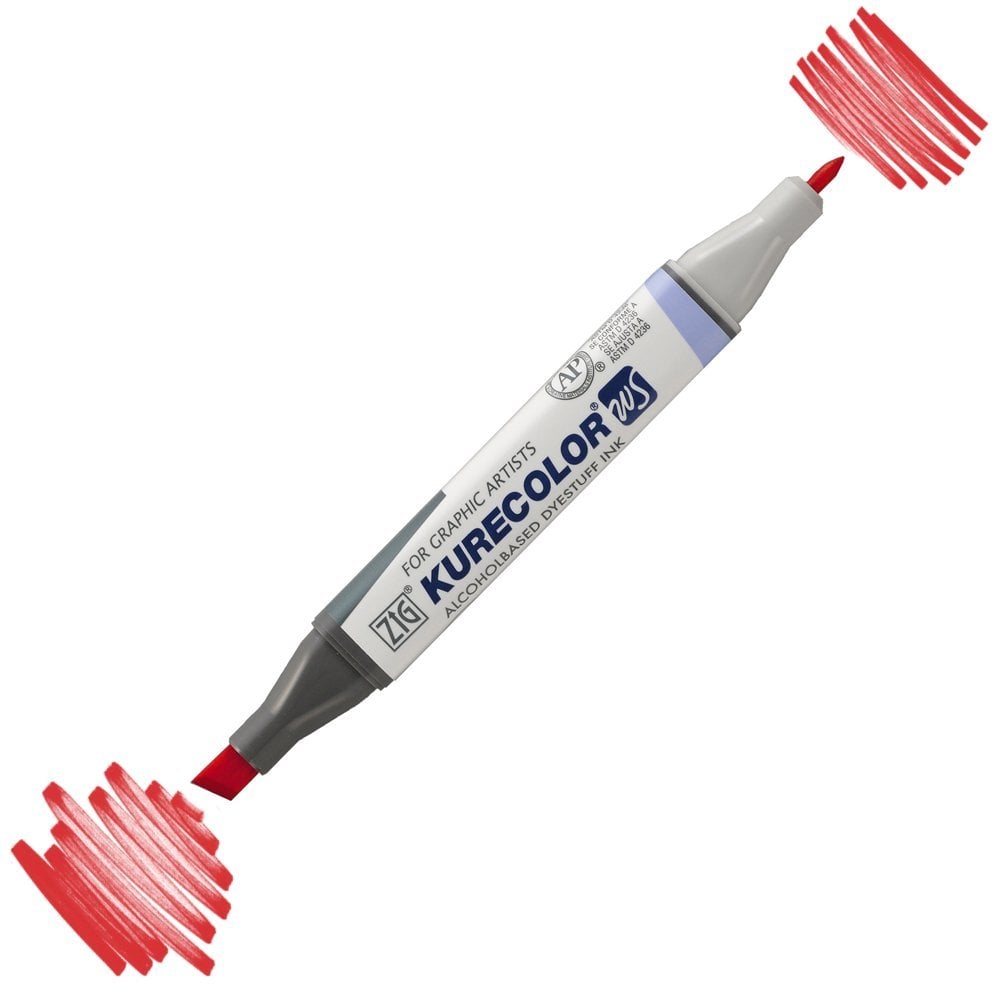 Zig Kurecolor Kc3000 Twin S Marker Kalem 217 Cadmium Red